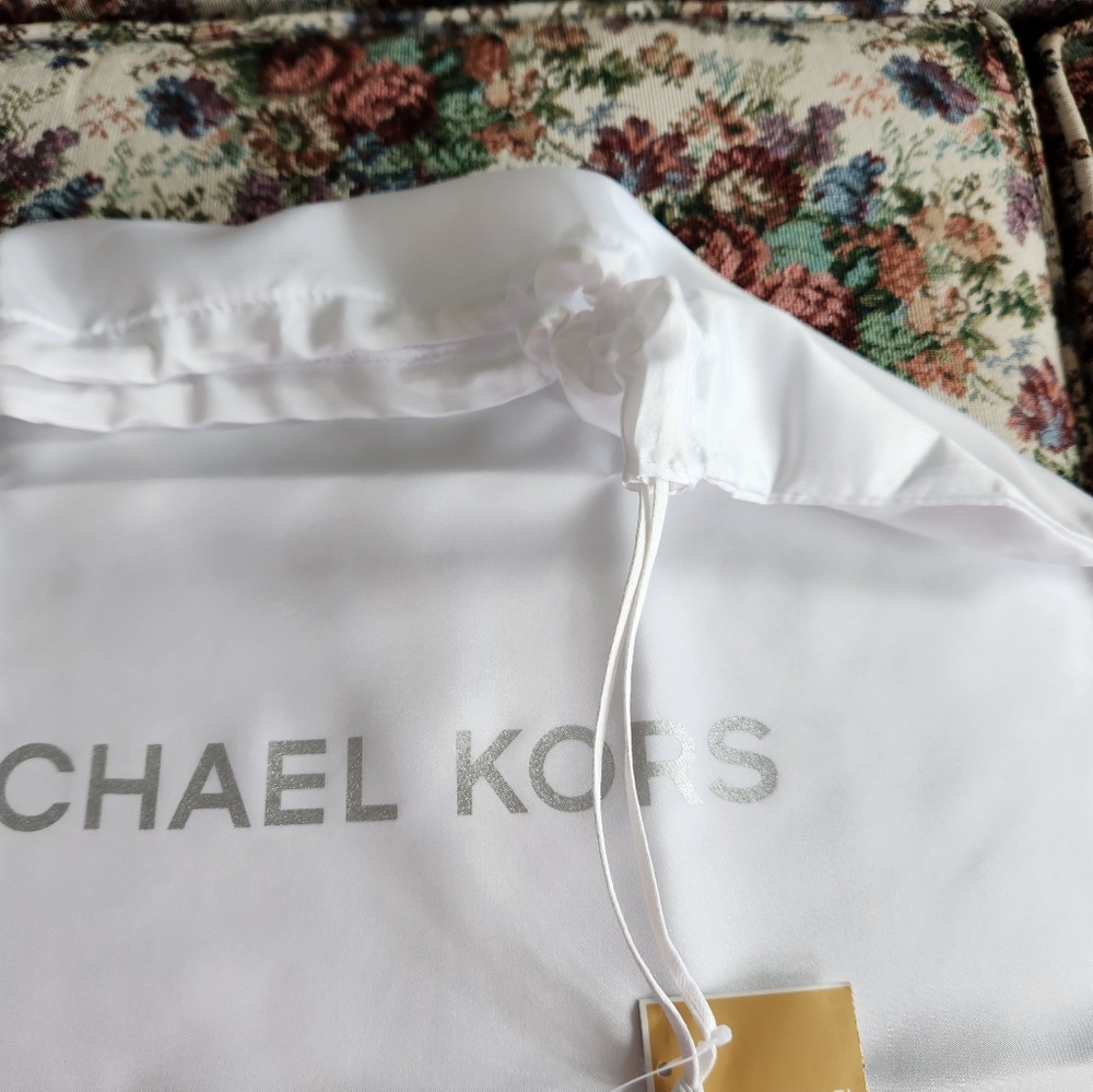 NWT Large Michael Kors Dustbag. 19 inch x 19 inch poly drawstring bag. - Picture 2 of 3